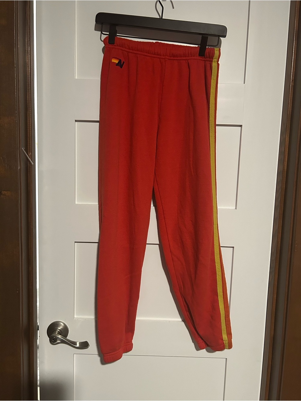 Aviator Nation Joggers Red striped Size XS